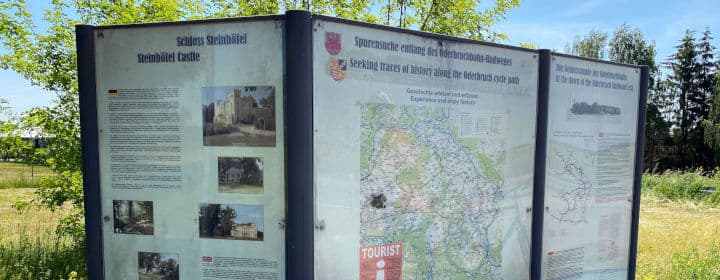 Eisenbahngeschichte am Oderbruchbahn-Radweg von Fürstenwalde nach Seelow